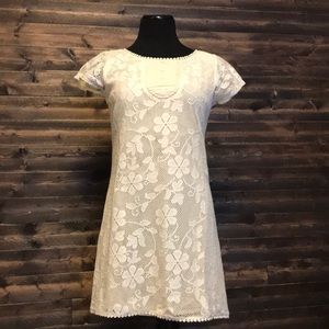 Knitted Dove lace dress